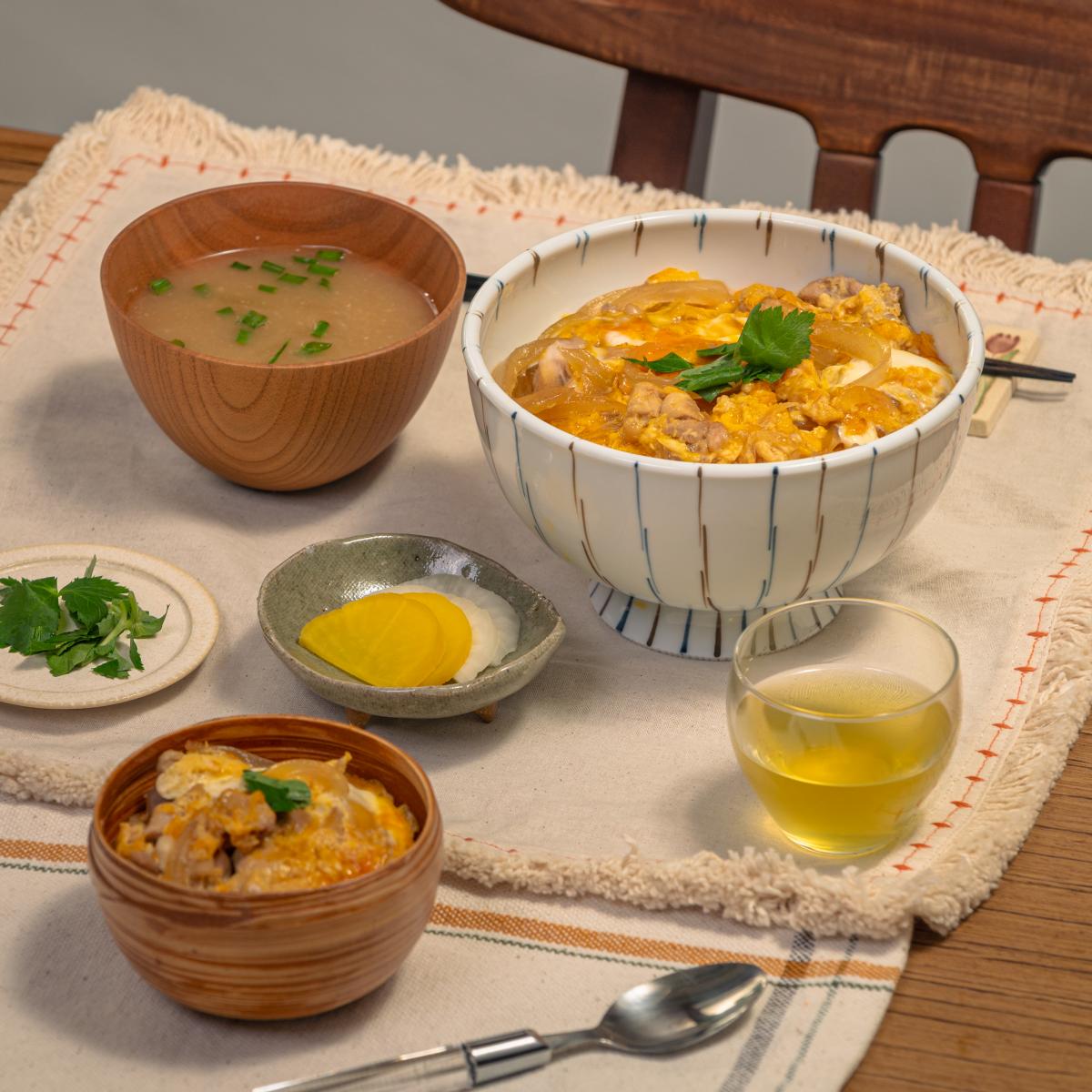 ふわふわメープル親子丼