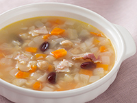 カナダ風メープル豆スープ