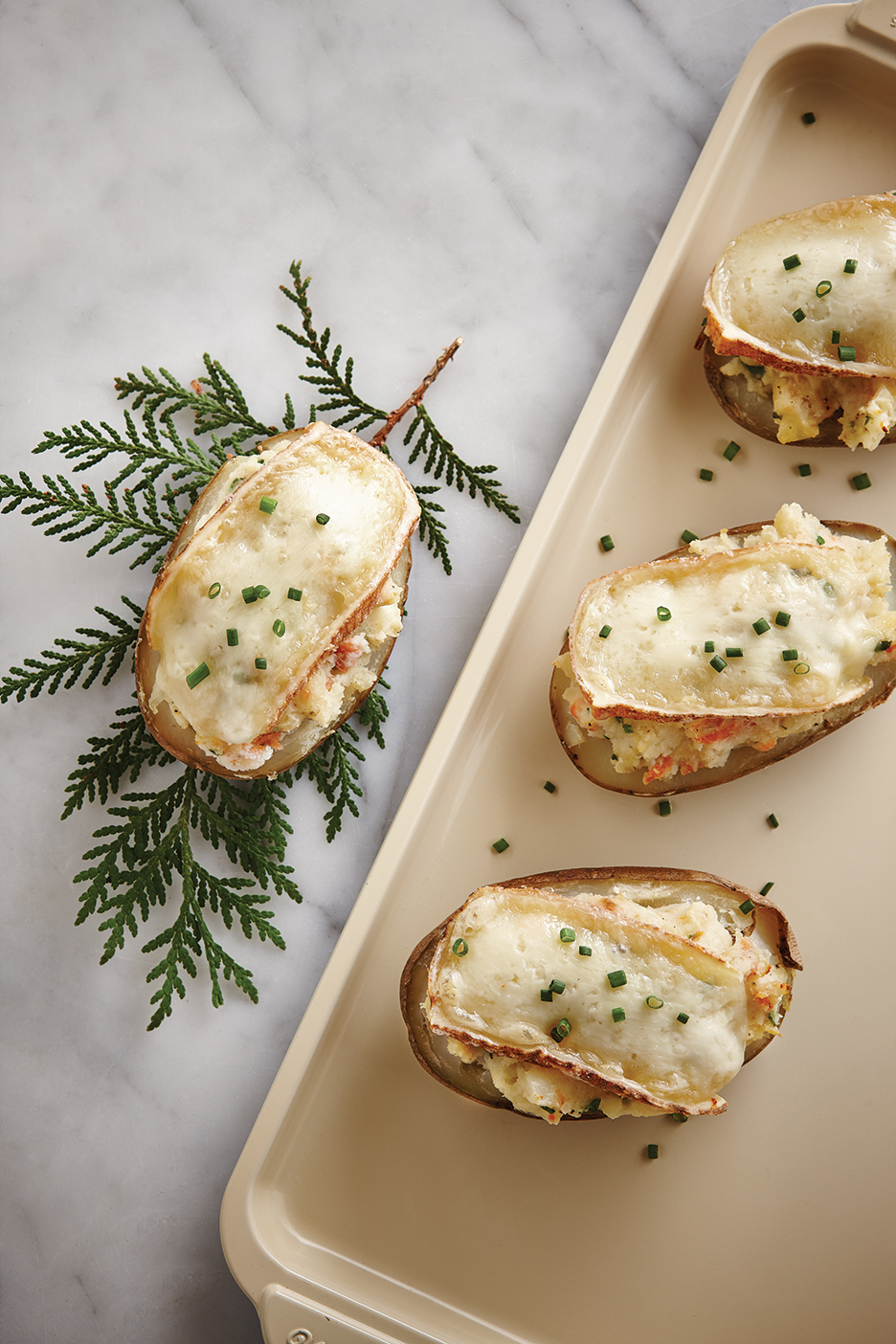 メープルとチーズのポテトボート