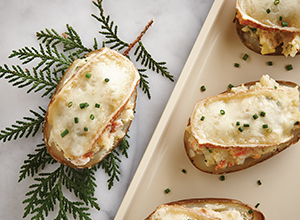 メープルとチーズのポテトボート