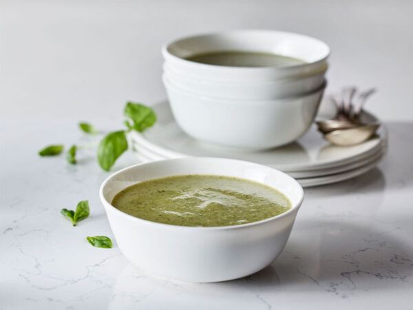 メープル香る バジルブロッコリースープ