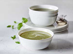 メープル香る バジルブロッコリースープ