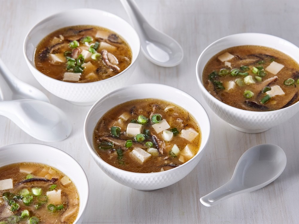 豆腐と野菜のメープル味噌スープ
